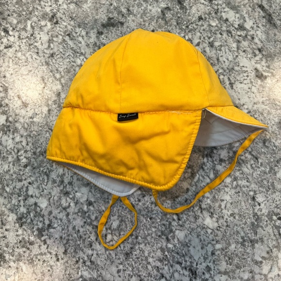 Vintage Bump Bonnets Ski Hat Headware Ear Flaps Yellow Flat Bill With Visor - Picture 7 of 7